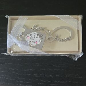 Silver "Love Forever" Infinity Bottle Opener